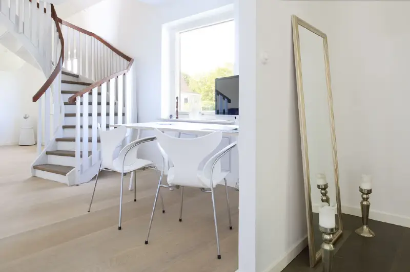 An interior installation photo showcasing the Freyja select and better wood flooring